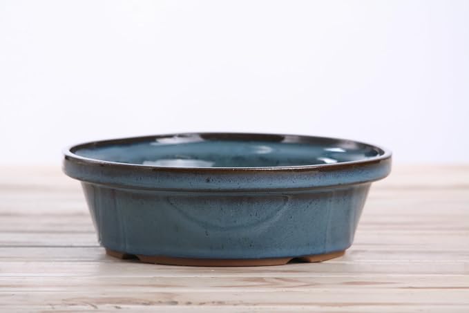 Willow Ceramics Dog Bowl – Handmade Ceramic Slow Feeder, 20.2oz Anti‑Gulp Bowl for Medium Dogs, Dishwasher Safe, Made in USA (Peacock, 7inch)