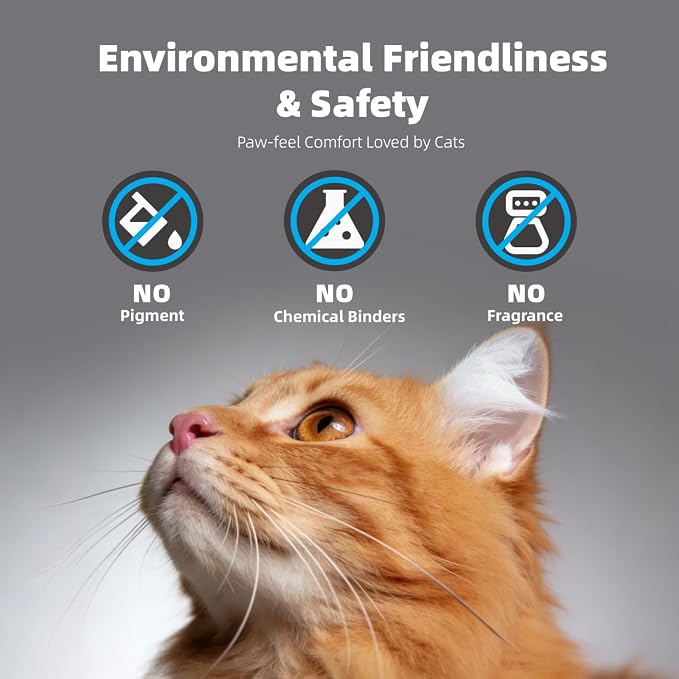 Zutto Nyan 4 in 1 Tofu Cat Litter - Fast Clumping, Flushable, Low Tracking, 99.9% Dust Free. Nature Plant-Based Pellets and Bentonite Sustainable,Ultra Odor Control (5.3lb x 2 Bag)
