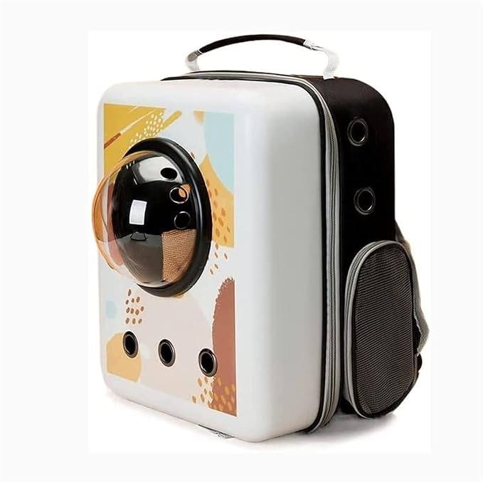 OLOTU Pet Backpack Multifunction Cat Backpack, Thicker Bottom Support Design Cat Carrier, Ventilated Design Dog Backpack Carrier, 35 * 26 * 40CM Spacious