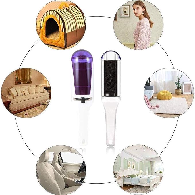 Pet Hair Remover, Rolle, for Lint Brush for Clothing, Sofa, Car, Bed 6 * 24.5cm