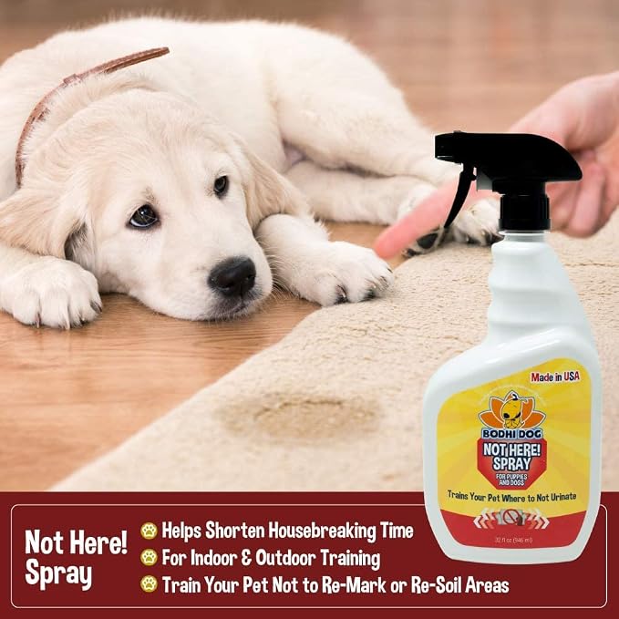 Bodhi Dog Not Here Spray 32oz + Bitter 2 in 1 No Chew 4oz Bundle
