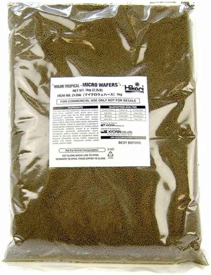 Hikari Tropical Micro Wafers Fish Food, 2.2 lb (1kg)