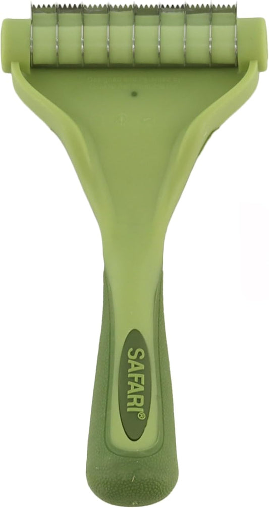 Coastal Pet - Safari - Shed Magic De-Shedding Tool for Dogs with Short to Medium Hair, No Color, Medium (6.25" L x 3.5" W)