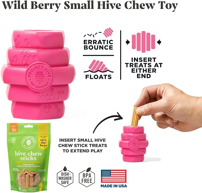 HIVE Parent (Wild Berry, Hive Chew Toy for Small Dogs)