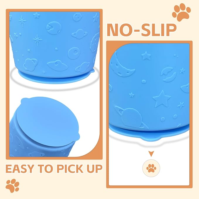 Dog Lick Bowl,Anxiety Relief Non-Slip Silicone Treat Bowl,Durable Anti-Choking Long-Lasting Enrichment Slow Feeder Licking Mat for Small Medium Large Breed,Freezable BPA Free Silicone Dishwasher Safe