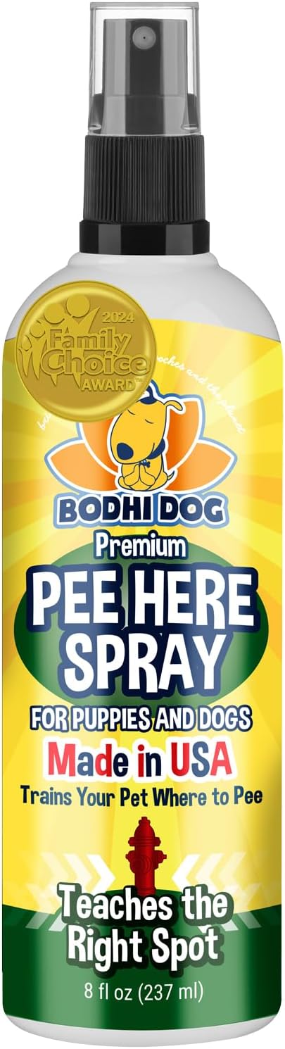Bodhi Dog Potty Training Spray - Pee Here Spray for Dogs & Puppies - Go Here Attractant Teaches The Right Spot Indoors or Outdoors - Works Great with Puppy Pee Pads - Made in USA (8oz)