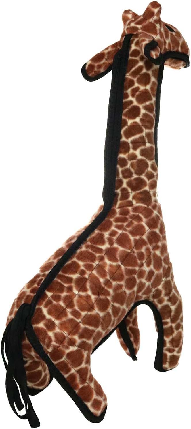 TUFFY® - Original : Giraffe Dog Toy : Ultra Durable Plush Dog Toy with Multiple Layers & Reinforced Seams, Washable and Floats, Original Construction