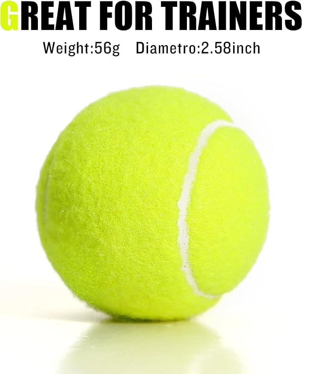 30/40 Pack Training Tennis Balls, Pet Dog Playing Balls, Practice Tennis Balls with Mesh Bag for Transport and Beginner Training