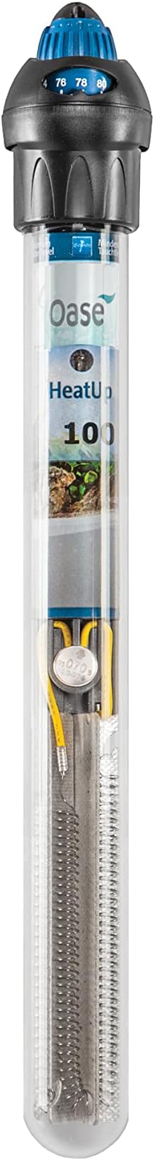 OASE Indoor Aquatics HeatUp 100 Watt Aquarium Heater, Clear