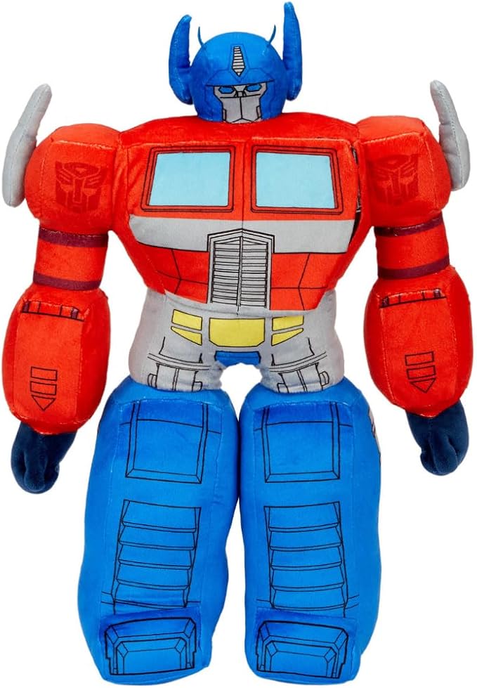 Franco Kids Transformer Optimus Bedding Super Soft Cozy Cuddle Pillow, (Officially Licensed Product)