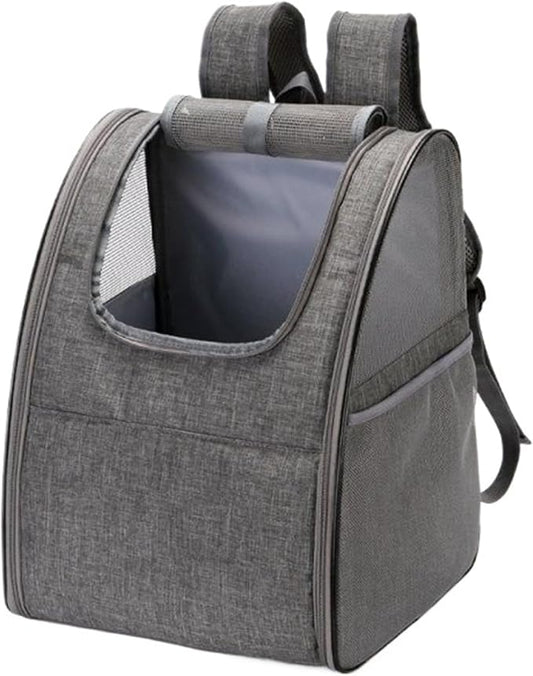 Foldable Pet Backpack Portable Breathable Outdoor Adjustable Strap Expandable Cat Large Capacity Carrying Bag
