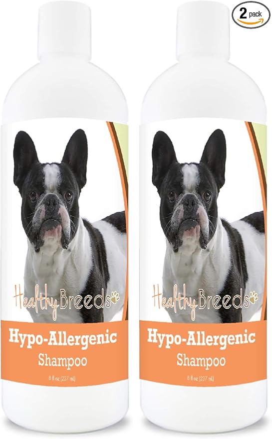 Healthy Breeds French Bulldog Hypo-Allergenic Shampoo 8 oz (Pack of 2)