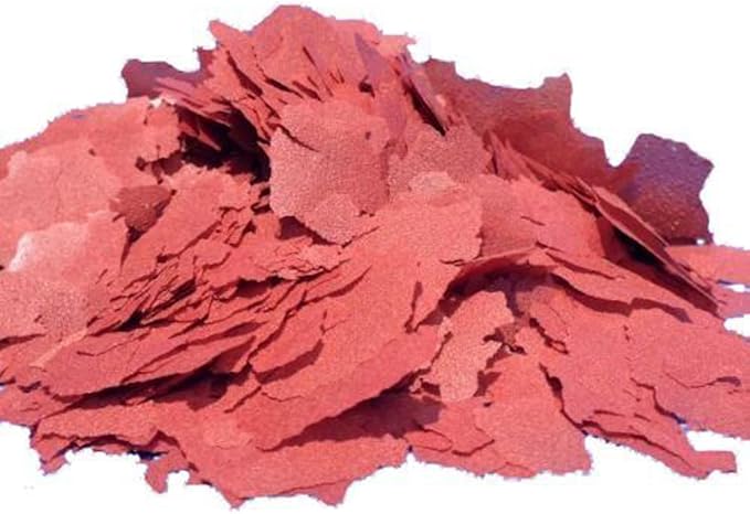 Beef Heart Mix Flakes of Beef Heart, Shrimp, Spinach, Nori, Natural Astaxanthin (Natural Color Enhancer) for Discus, Cichlids, for All Tropical Fish - Premium AF Flakes - 5-lbs