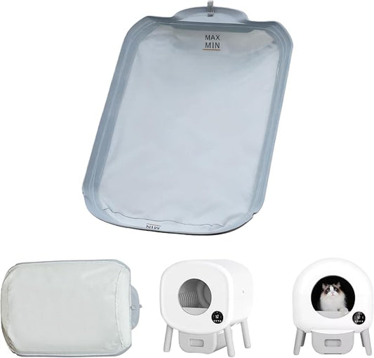 Fabric Soft Basin Replacement Liner for Self-Cleaning Cat Litter Box,Cat Litter Boxes Replacement Pad,Waterproof,Easy to Install Litter Box Cleaning Parts,Automatic Litter Box Liners