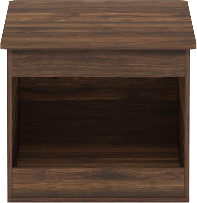Furinno Peli Top Opening Litter Box Enclosure, Columbia Walnut