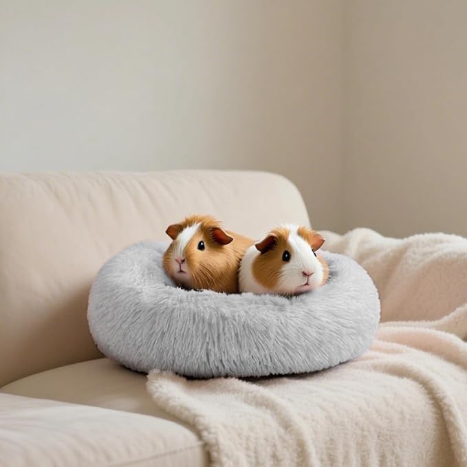 Bunny Bed 2 Pack Rabbit Hideout Large Soft & Comfortable Small Animal Bedding Cozy Bed Mat Warm Hideaway Cage Accessories for Guinea Pig