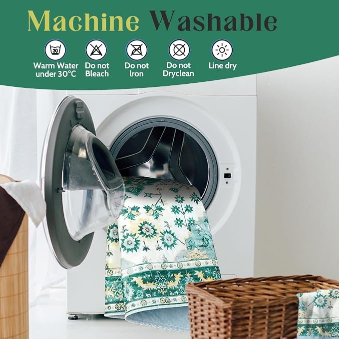Washable Pee Pads for Dogs 2 Pack Reusable Puppy Training Pads 36"x36" Super Absorbent Waterproof Dog Training Pads, Non-Slip Potty Pads Whelping Pads Litter Mat Pet Supplies - Green Medallion