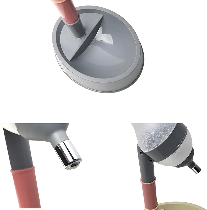 Hotumn Pet Standing Water Dispenser Splash-Proof Cat Dog Standing Drinking Bowl Height Adjustable with Detachable Pole Automatically Feeding Water Anti-Spill for Puppy Dog Cat Small Pet (Pink&Grey)