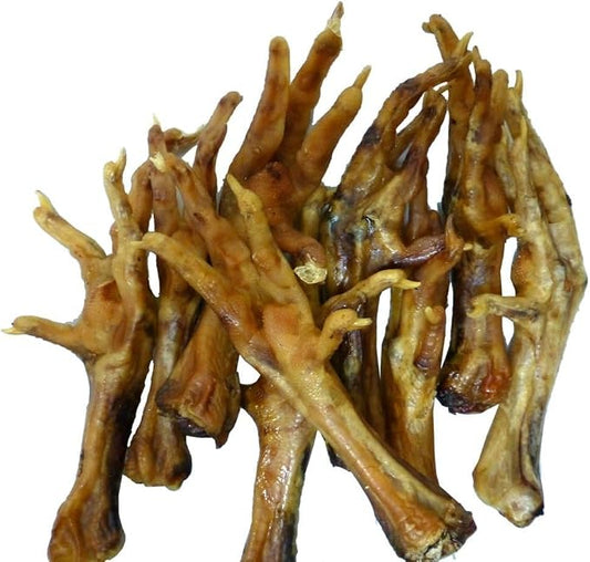 HDP Roasted Poultry Feet Flavor:Chicken Size:Pack of 100