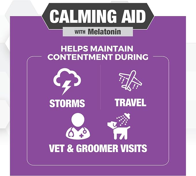 Progility Dog Calming Supplement for Stressful Situations & Daily Support – Supports Calm Behavior & Emotional Balance with Melatonin, Soft Calming Chews (90 Count)