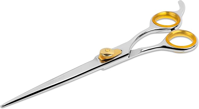 Sharf Gold Touch 440c Japanese Stainless Steal Pet Grooming Shear, 8.5 Inch Straight