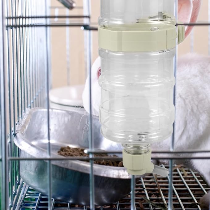 Dog Water Bottle for Crate Cage Small Animals Auto Water Dispenser Leakproof Hanging Pet Waterer 12.20X2.95X2.95In No Drip Feeder
