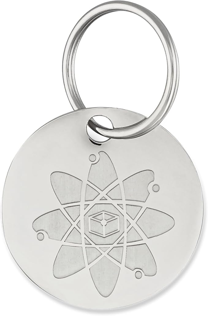 Shield Tag - Natural Flea & Tick Repellent Collar Tag for Dogs & Cats - Waterproof, Lasts 12 Months - Stainless Steel Pendant - Regular Tag (1Pack)