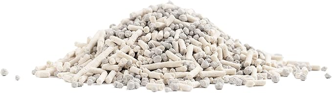 pidan Mix Cat Litter,Tofu Cat Litter with Bentonite 70%:30%,Absorbent and Fast Drying,Flushable Tofu Litter,Selected Quality Pea Dregs,5-Fold Water Absorption,Strong Clumping(5.3lb×4bags)