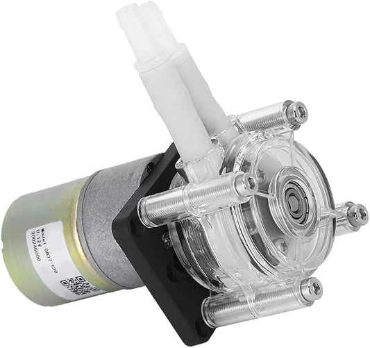 DC Vacuum Pump Strong Suction Self Priming Peristaltic Pump, High for Aquarium Chemicals Liquids and Other Dosing Additives (12V)
