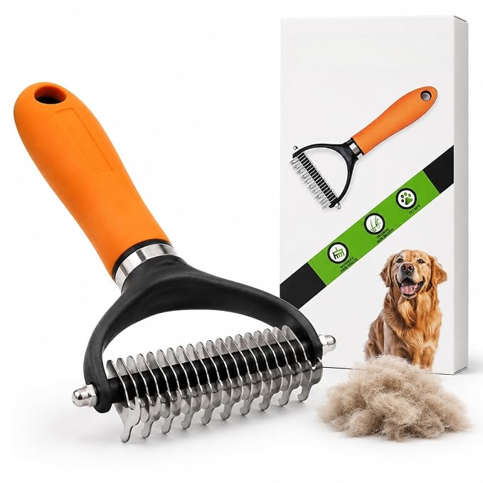 Dog Brush (Orange)