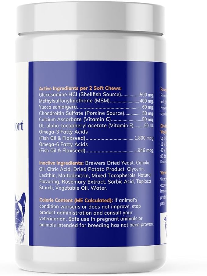 Joint Support for Dog with Glucosamine, Chondroitin & MSM - Daily Supplement That Helps Support Healthy Joints and Mobility - 120 Count
