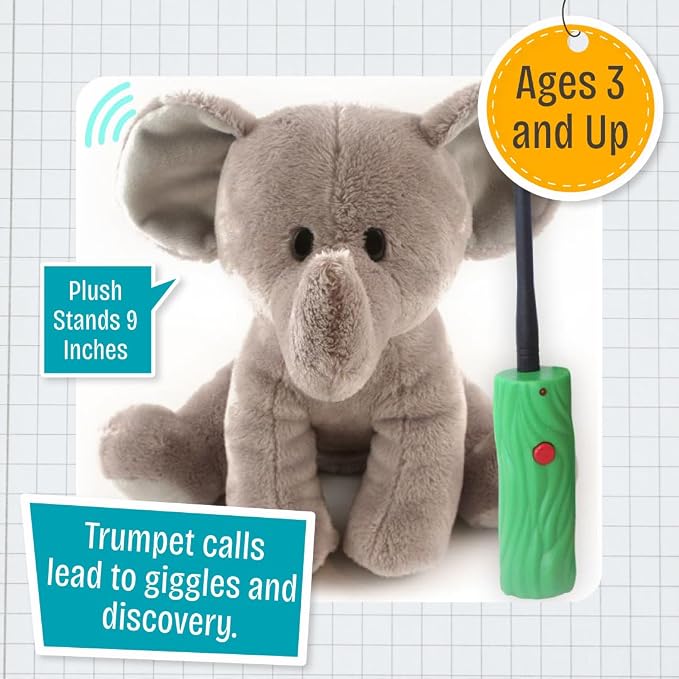 R&R Games Hide & Seek Pals - Elfy the Elephant Family Game