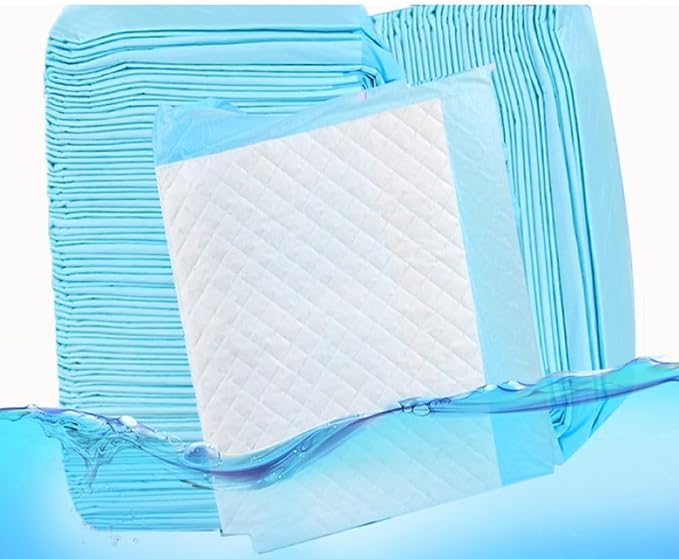 150ct XL 23x36 Poochie Q Quilted Pads Professional Grade Puppy Pads Maximum Absorbency with Polymer SAP Gel and Baking Soda Infused Control Odor-Long Use-Disposable Puppy Pads
