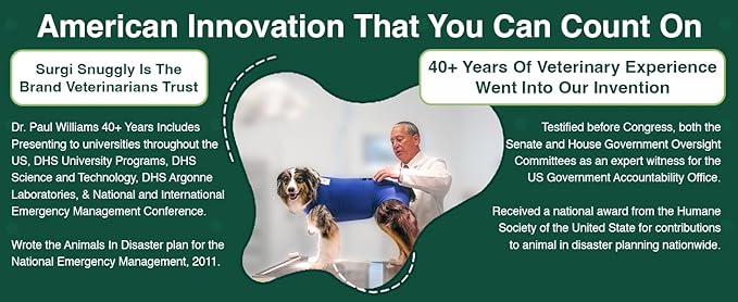SurgiSnuggly Disposable Dog Diapers Female or Male Dogs, Great Cover for Female Dog Diapers for Heat Cycle and Better Than Dog Suspenders- Wrap Around Legs for Superior Fit XS Blue