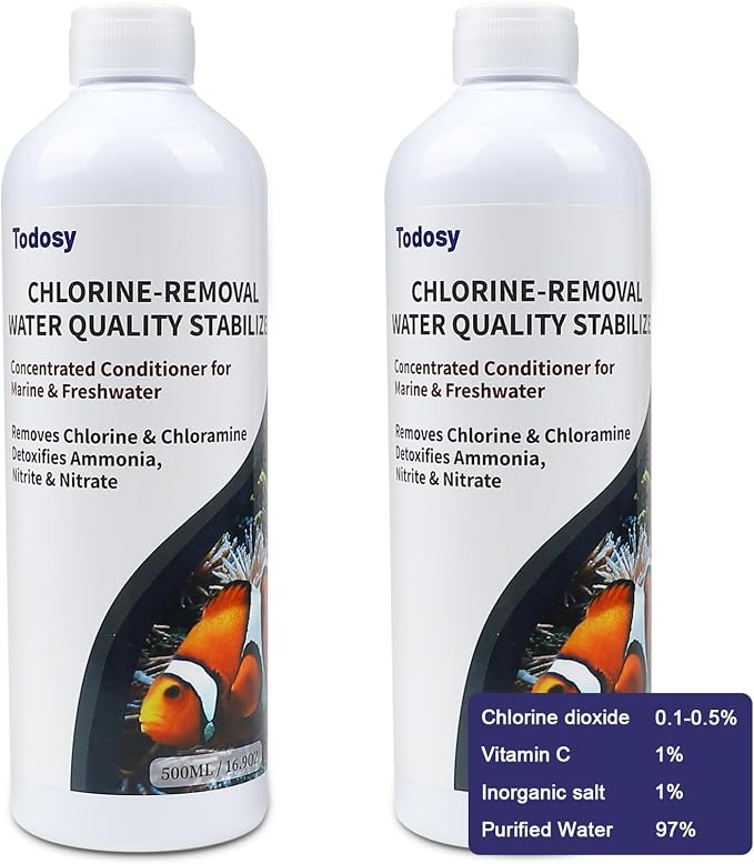 Aquarium Water Regulator and dechlorinator - 33.82 Ounce for Freshwater and Marine Aquariums (1000ML / 33.82OZ)