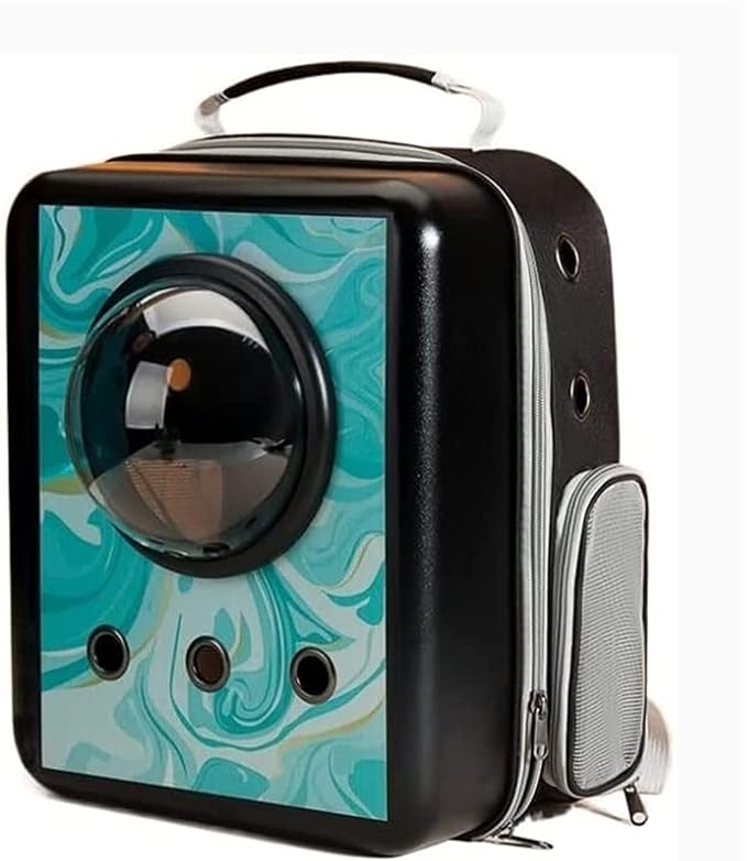 OLOTU Pet Backpack Multifunction Cat Backpack, Thicker Bottom Support Design Cat Carrier, Ventilated Design Dog Backpack Carrier, 35 * 26 * 40CM Spacious