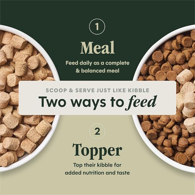Instinct Freeze-Dried Meals, FreshDried Bites, Natural Dog Food, Grain-Free - Grass-Fed Lamb, 24 oz. Bag