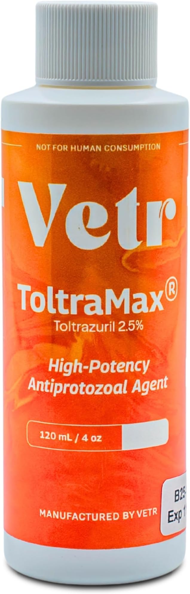 Toltrazuril 2.5% for Horses, Dogs, Cats, 120mL/4 Ounce, for Non-Food Chain Animals