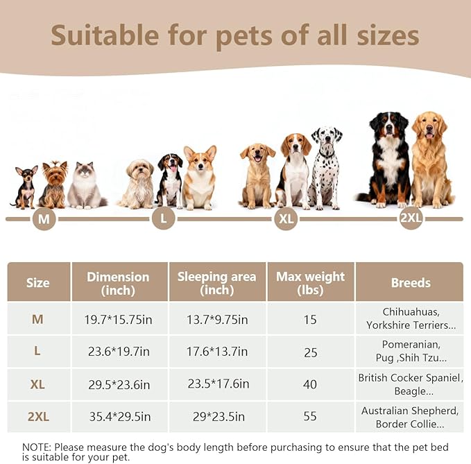 Washable Pet Cat Dog Bed Small Medium,Memory Foam Calming Pet Puppy Dog Crate Beds Cushion for Small Medium Dogs Indoor Cats Crate Pad,Pet Dog Cat Crate Mat with Detachable Bottom and Bolster Cushion