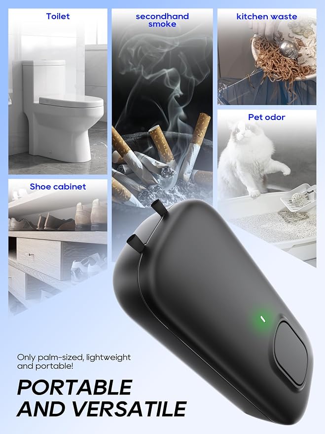 Plug In Negative Ion Air Purifiers Quiet Air Freshener for Bedroom Office Basement - Portable Mini Air Cleaner Odor, Dust, Pet Smell (black 3pcs)