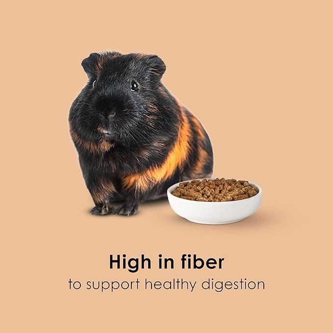 Kaytee Timothy Complete Guinea Pig Food, Made with Timothy Hay, High in Fiber, Supports Dental Health and Digestion, Long-lasting Vitamin C, 9.5 pounds