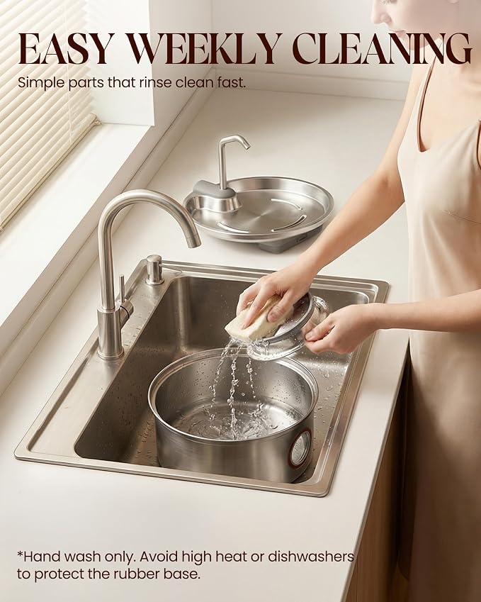 Hicuper Cat Water Fountain,108oz/3.2L Stainless Steel Cat Fountain and Removable Water Bowl,Pet Fountain with Water Level Window,Quiet Pump,Multi-Filter, Water Tap, Provides Flowing,for Dog Cats