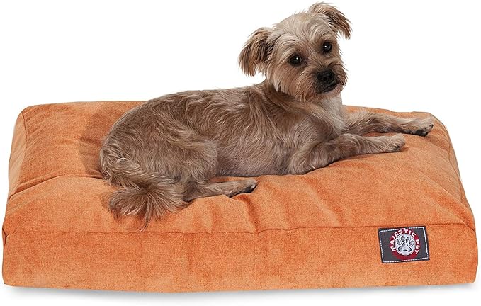 Orange Villa Collection Small Rectangle Pet Dog Bed