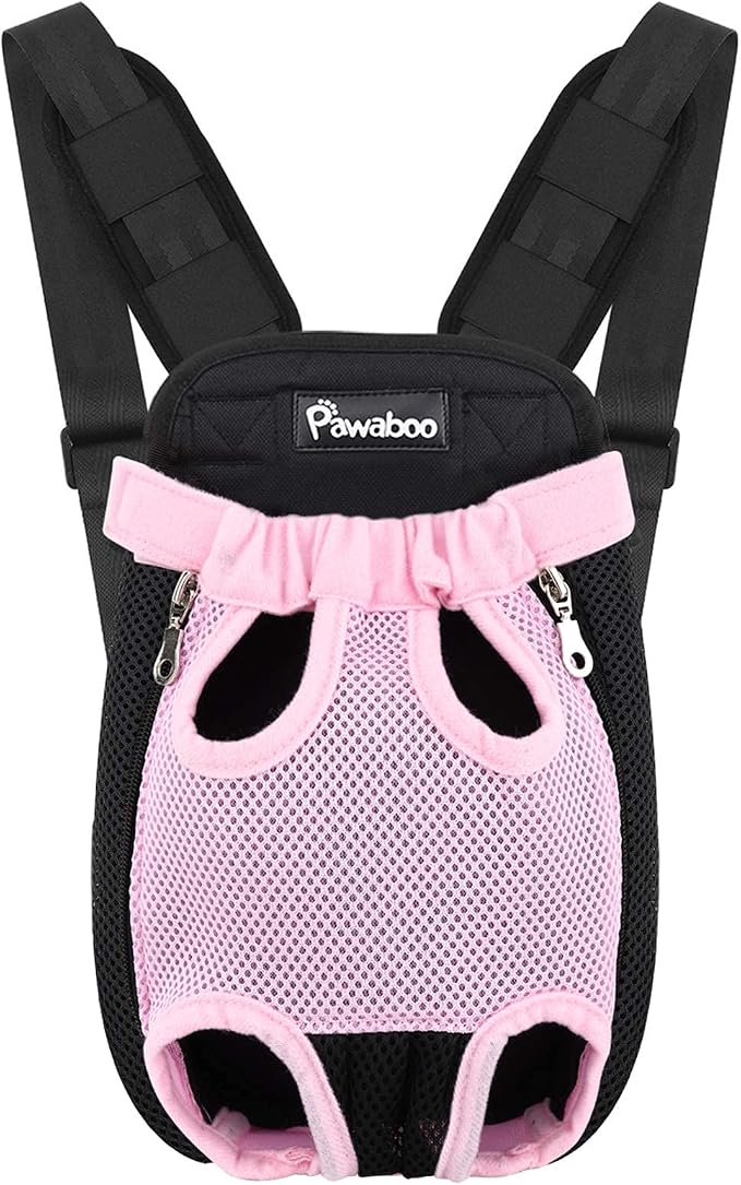 Pawaboo Collapsible Dog Bowls 2 Pack & Pet Carrier Backpack S Size