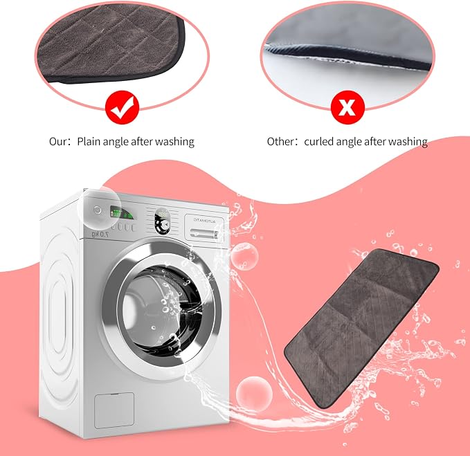 2 Packs Fleece Guinea Pig Cage Liner Washable, Waterproof & Anti Slip Guinea Pig Fleece Cage Liners Super Absorbent Reusable Guinea Pig Bedding Pee Pads Accessories