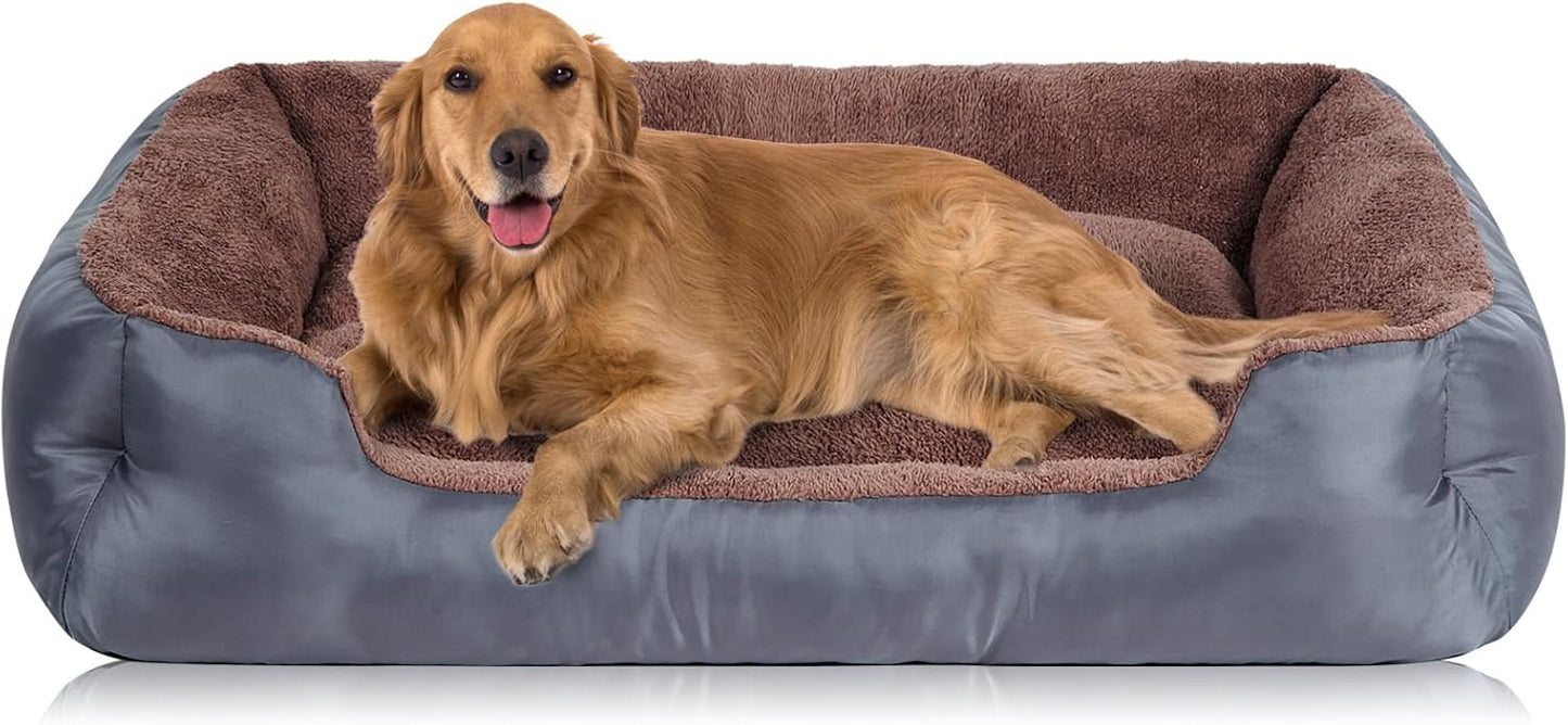 Dog Beds for Jumbo Dogs, Large Pet Beds Machine Washable, Soft Dog Sofa Bed with Non-Slip Bottom