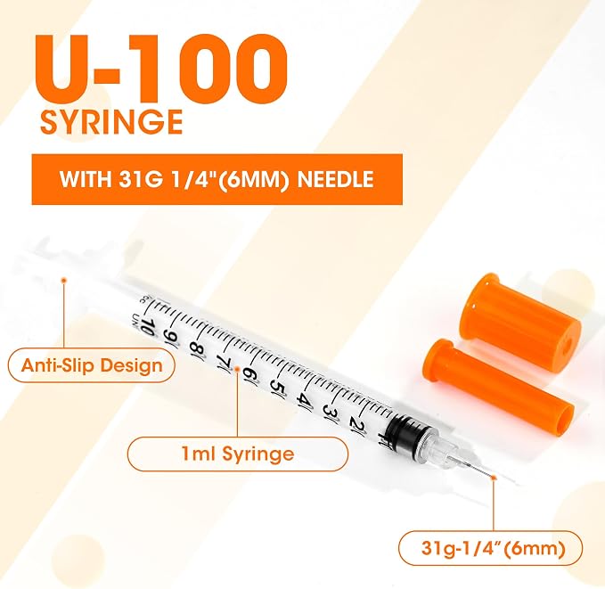 Pet Veterinary Tool – Sterile, Single Use (1cc 31G 1/4" 100Pack)