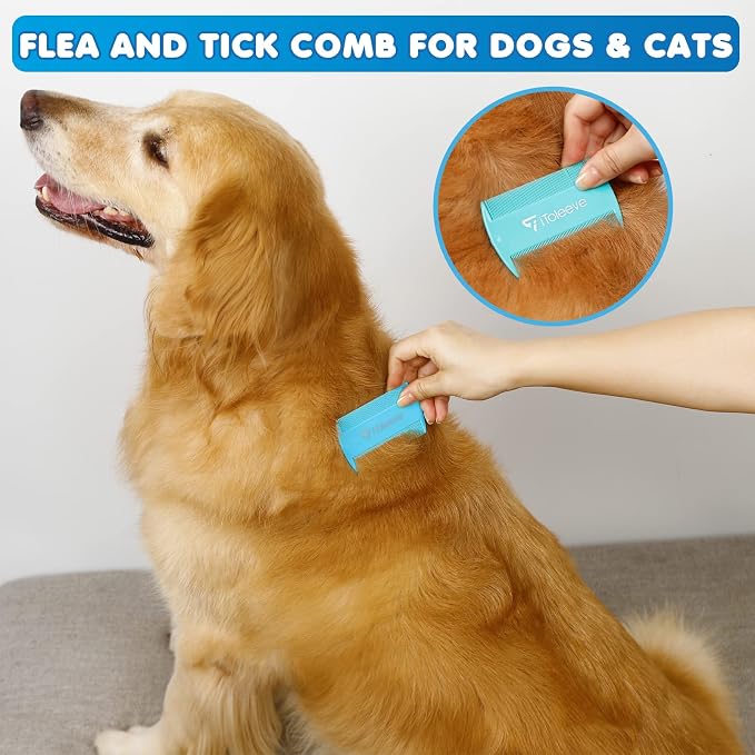 iToleeve Professional LED Dog Nail Clipper + Dual Flexible Slicker Brush, Nail Clipper with Light and Safety Guard, Illuminates Dogs Nails, Dog Brush for Long Hair, Gently Removes Undercoat, Tangles