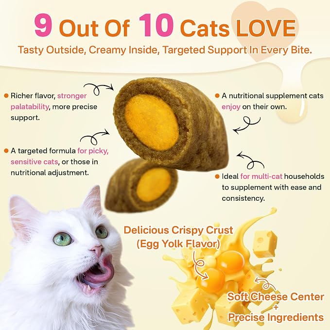 puyrzoe Cat 6-in-1 Calming Diffuser + Multivitamin 500 Chews for Cats – Stress Relief, Immune, Skin & Coat, Digestion, Brain & Bone Health for All Cats, 2 Diffusers + 4 Refills