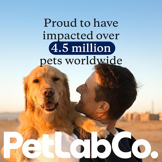 PetLab Co. Skin & Coat Chew - Optimize Scalp and Fur Condition with a Tasty Dog Chew, Packed with Beneficial Fatty Acids, Vitamins and Apple Cider Vinegar - Packaging May Vary